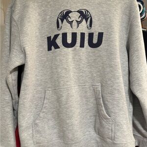 KUIU Light Gray Fleece Hoodie